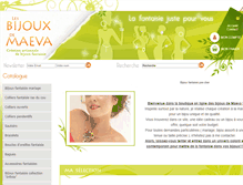 Tablet Screenshot of lesbijouxdemaeva.fr